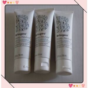 New Lot of (3) BRIOGEO Scalp Review Charcoal + Coconut Micro-Exfoliating Shampoo